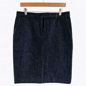 Elie Tahari Navy Pencil Skirt